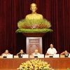 Thủ tướng Chính phủ Nguyễn Xuân Phúc điều hành phiên thảo luận. (Ảnh: Trí Dũng/TTXVN)