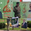 Băngrôn vận động tranh cử trong cuộc tổng tuyển cử của Iraq tại Baghdad. (Nguồn: AFP/TTXVN)