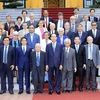 Chủ tịch nước Trần Đại Quang tiếp các nhà khoa học quốc tế nhân dịp sang Việt Nam dự Hội thảo Khoa học để phát triển. (Ảnh: Nhan Sáng/TTXVN)