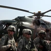 Binh sỹ Mỹ tham gia huấn luyện cho quân đội Iraq. (Nguồn: AFP/TTXVN)
