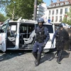 Cảnh sát Pháp tuần tra tại Paris. (Nguồn: AFP/TTXVN)
