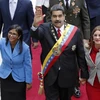 Tổng thống Venezuela Nicolas Maduro tại lễ tuyên thệ nhậm chức nhiệm kỳ thứ 2. (Nguồn: AP)