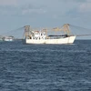 Bình Thuận hoàn thiện đội tàu công suất lớn, đánh bắt xa bờ. (Ảnh: Nguyễn Thanh/TTXVN)
