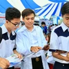 Tư vấn hướng nghiệp cho học sinh Thành phố Hồ Chí Minh. (Ảnh: Thu Hoài/TTXVN)