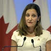 Ngoại trưởng Canada Chrystia Freeland. (Nguồn: AFP/TTXVN)