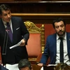 Thủ tướng Italy Giuseppe Conte (trái) tại phiên họp của Thượng viện ở Rome ngày 5/6. (Nguồn: THX/TTXVN)