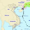 Vị trí và đường đi của bão số 2. (Nguồn: nchmf.gov.vn)