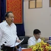 Phó Thủ tướng Thường trực Trương Hòa Bình phát biểu tại buổi làm việc với Cục Hải quan Thành phố Hồ Chí Minh. (Ảnh: Anh Tuấn/TTXVN)
