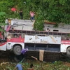 [Photo] Xe khách rơi xuống vực tại Cao Bằng khiến 4 người tử vong