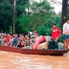 Trận lụt do vỡ đập thủy điện ở Lào đã khiến khoảng 1.300 hộ dân bị ảnh hưởng (Nguồn: Agencies)