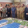 Tổng thống Ai Cập Abdel-Fattah El-Sisi dự khai trương khu liên hợp sản xuất ximăng và đá cẩm thạch tại tỉnh Beni Suef. (Nguồn: ahram.org.eg)