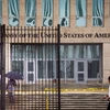 Đại sứ quán Mỹ tại La Habana, Cuba. (Nguồn: AFP/TTXVN)