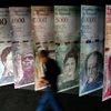 Đồng tiền Bolivar của Venezuela. (Nguồn: AFP/TTXVN)