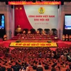Quang cảnh Phiên trọng thể Đại hội Công đoàn Việt Nam lần thứ XII. (Ảnh: Nguyễn Khang/TTXVN)