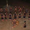 Đội cồng chiêng xã Ia Ka, huyện Chư Păh tích cực tập luyện để trình diễn trại Festival văn hóa cồng chiêng Tây Nguyên 2018. (Ảnh: Hồng Điệp/TTXVN)