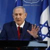 Thủ tướng Israel Benjamin Netanyahu phát biểu tại Tel Aviv. (Nguồn: AFP/TTXVN)