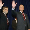 Ông William Barr và cố Tổng thống George H.W. Bush. (Nguồn: AP)