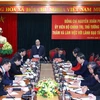 Thủ tướng Nguyễn Xuân Phúc phát biểu kết luận buổi làm việc. (Ảnh: Thống Nhất/TTXVN)
