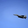 Chiến đấu cơ F-15E của Không lực Mỹ tham gia chiến dịch của liên quân chống tổ chức khủng bố IS tại Syria. (Nguồn: AFP/TTXVN)