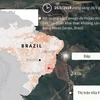 Vụ vỡ đập tại Brazil: Chạy đua thời gian để tìm kiếm người mất tích