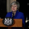 Thủ tướng Anh Theresa May phát biểu tại thủ đô London. (Nguồn: THX/TTXVN)