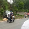 Hòa Bình: Tai nạn liên hoàn trên dốc Cun, nhiều người thoát nạn 