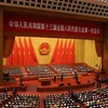 Kỳ họp thứ nhất Quốc hội Trung Quốc Khóa XIII. (Ảnh: Vĩnh Hà/TTXVN)