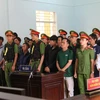 Các bị cáo tại phiên tòa. (Ảnh: Nguyễn Thanh/TTXVN)