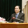 Bí thư Trung ương Đảng, Chủ tịch Ủy ban Trung ương MTTQ Việt Nam Trần Thanh Mẫn. (Ảnh: Nguyễn Dân/TTXVN)