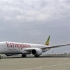 Máy bay của hãng hàng không Ethiopian Airlines cất cánh từ sân bay quốc tế Bole ở Addis Ababa, Ethiopia. (Nguồn: AFP/TTXVN)