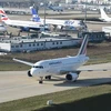 Máy bay của hãng hàng không Air France tại sân bay Roissy, Pháp. (Nguồn: AFP/TTXVN)