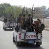 Các lực lượng Houthi tại thành phố Hodeidah, Yemen. (Nguồn: AFP/TTXVN)