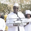 Tổng thống Senegal Macky Sall phát biểu tại Fatick, Senegal. (Nguồn: THX/TTXVN)