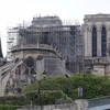 Nhà thờ Đức Bà Paris sau vụ hỏa hoạn. (Nguồn: THX/TTXVN)