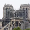 Nhà thờ Đức Bà ở Paris bị phá hủy một phần sau vụ hỏa hoạn. (Nguồn: THX/TTXVN)