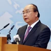 Thủ tướng Nguyễn Xuân Phúc, Trưởng Ban Chỉ đạo quốc gia về hội nhập quốc tế, phát biểu. (Ảnh: Thống Nhất/TTXVN)