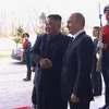 Tổng thống Nga Vladimir Putin và nhà lãnh đạo Triều Tiên Kim Jong-un. (Nguồn: CNN)
