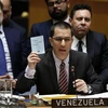 Ngoại trưởng Venezuela Jorge Arreaza phát biểu tại cuộc họp Hội đồng Bảo an Liên hợp quốc ở New York, Mỹ. (Nguồn: THX/TTXVN)