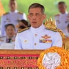Hoàng Thái tử Maha Vajiralongkorn tại một buổi lễ của Hoàng gia ở thủ đô Bangkok, Thái Lan. (Nguồn: AFP/TTXVN)