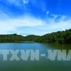 Hồ Pá Khoang là hồ tích trữ nước lớn nhất trên địa bàn tỉnh Điện Biên. (Ảnh: Phan Tuấn Anh/TTXVN)