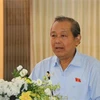 Phó Thủ tướng Trương Hòa Bình. (Ảnh: Bùi Giang/TTXVN)