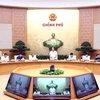 Thủ tướng Nguyễn Xuân Phúc phát biểu tại phiên họp Chính phủ thường kỳ tháng 4/2019. (Ảnh: Thống Nhất/TTXVN)
