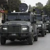 Xe bọc thép của lực lượng an ninh Palestine. (Nguồn: ynetnews.com)
