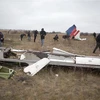 Hiện trường vụ rơi máy bay MH17 gần làng Hrabove, khu vực Donetsk, Ukraine. (Nguồn: AFP/TTXVN)