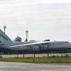 Máy bay chở quân nhân Nga. (Nguồn: AFP/TTXVN)