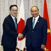 Thủ tướng Nguyễn Xuân Phúc tiếp ông Kakinoki Masumi, Chủ tịch kiêm Tổng Giám đốc Tập đoàn Marubeni. (Ảnh: Thống Nhất/TTXVN)