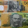 Đồng đôla Australia tại Sydney. (Nguồn: AFP/TTXVN)