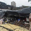 Hiện trường vụ sập tường tại khu dân cư nghèo ở ngoại ô phía Tây thành phố Mumbai, Ấn Độ. (Nguồn: Reuters/TTXVN)