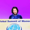 Phó Chủ tịch nước Đặng Thị Ngọc Thịnh phát biểu tại Hội nghị Thượng đỉnh Phụ nữ Toàn cầu năm 2019. (Ảnh: Phương Hoa/TTXVN) 