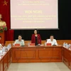 Trưởng Ban Dân vận Trung ương Trương Thị Mai phát biểu. (Ảnh: Doãn Tấn/TTXVN)